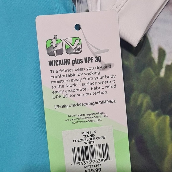 Prince‎ Tennis Shirt Size Small NWT - Picture 6 of 7